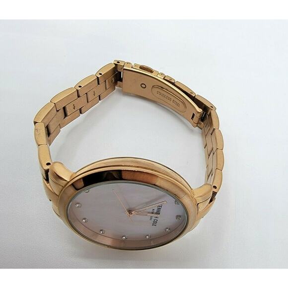 Ladies Kenneth Cole KC15173008 Pink MOP Rose Gold Quartz Watch New Battery - Picture 6 of 10